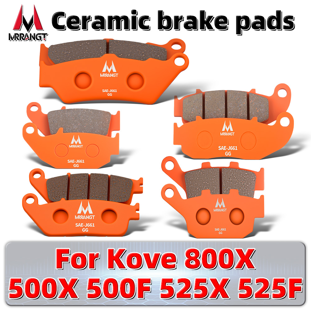 Carbon Ceramic Motorcycle Brake Rotor - MRRANGT オートバイ高性能フロントリアセラミックブレーキパッドセット Kove 800X 500X 2024