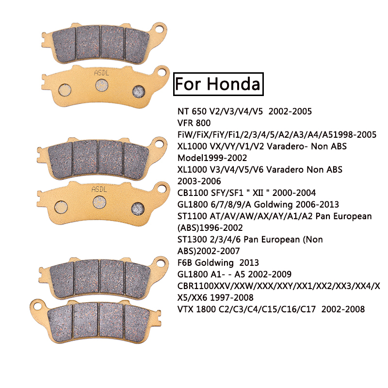 Carbon Ceramic Motorcycle Brake Rotor - ホンダVfr800および800用モーターサイクルブレーキパッド,キャブレター1100 xx cbr1100xx,ブラックバード,st1100,1300,gl1800 # c