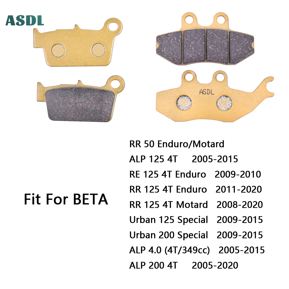 Carbon Ceramic Motorcycle Brake Rotor - オートバイのフロントおよびリアブレーキパッド,beta rr 50 enduro Racing 09-11