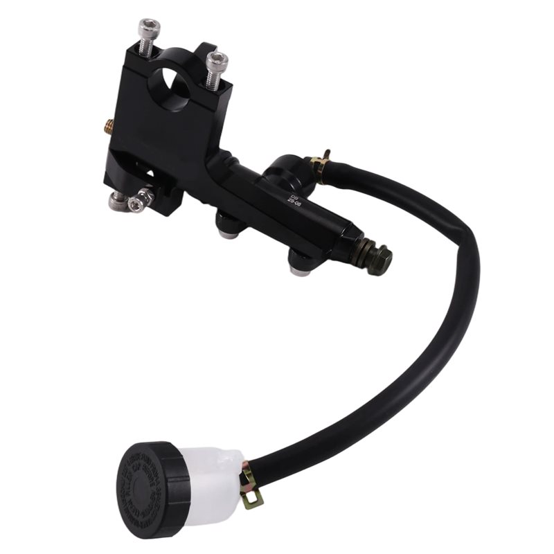 Motorcycle Thumb Brake System Kit - WF-オートバイリアマスターポンプシリンダーハンドルキットアルミ合金サムブレーキレバーリアポンプオートバイブレーキシステム