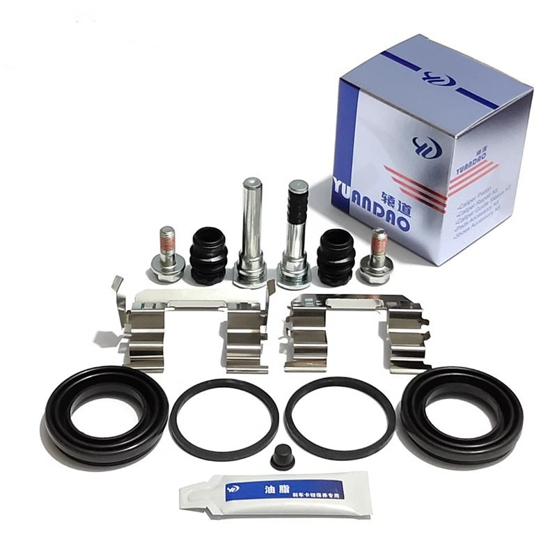 フロントリアブレーキキャリパーブラケットガイドピンネジスバル - Front Rear Brake Caliper Bracket Kit のレビューと価格